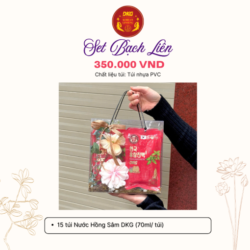 Set Bạch Liên – DKG (Set quà tặng 8/3)