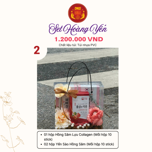 Set Hoàng Yến 2 – DKG (Set quà tặng 8/3)