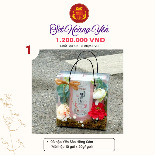Set Hoàng Yến 1 – DKG (Set quà tặng 8/3)